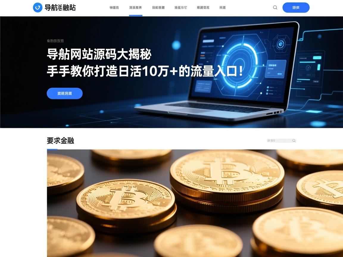 导航网站源码大揭秘，手把手教你打造日活10万+的流量入口！