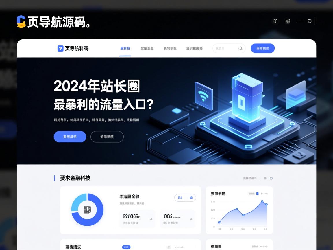 单页导航源码，2024年站长圈最暴利的流量入口？