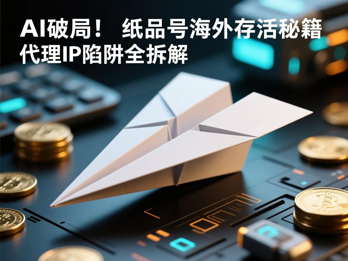 AI破局!纸飞机成品号海外存活秘籍,代理IP陷阱全拆解