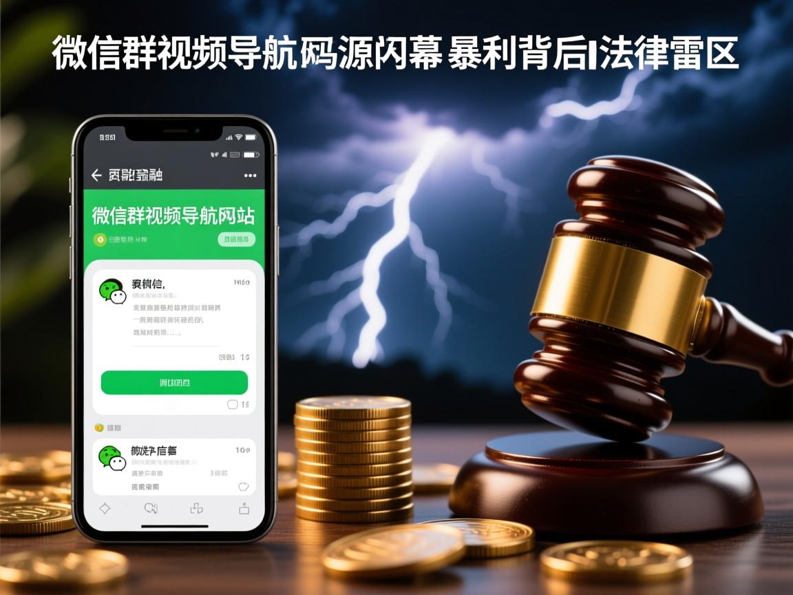微信群视频导航网站源码技术内幕，暴利背后的法律雷区