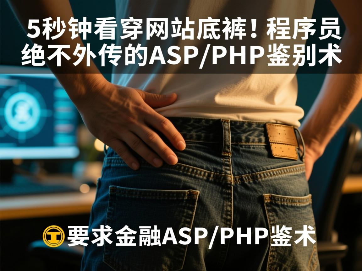 5秒看穿网站底裤!程序员绝不外传的ASP/PHP鉴别术