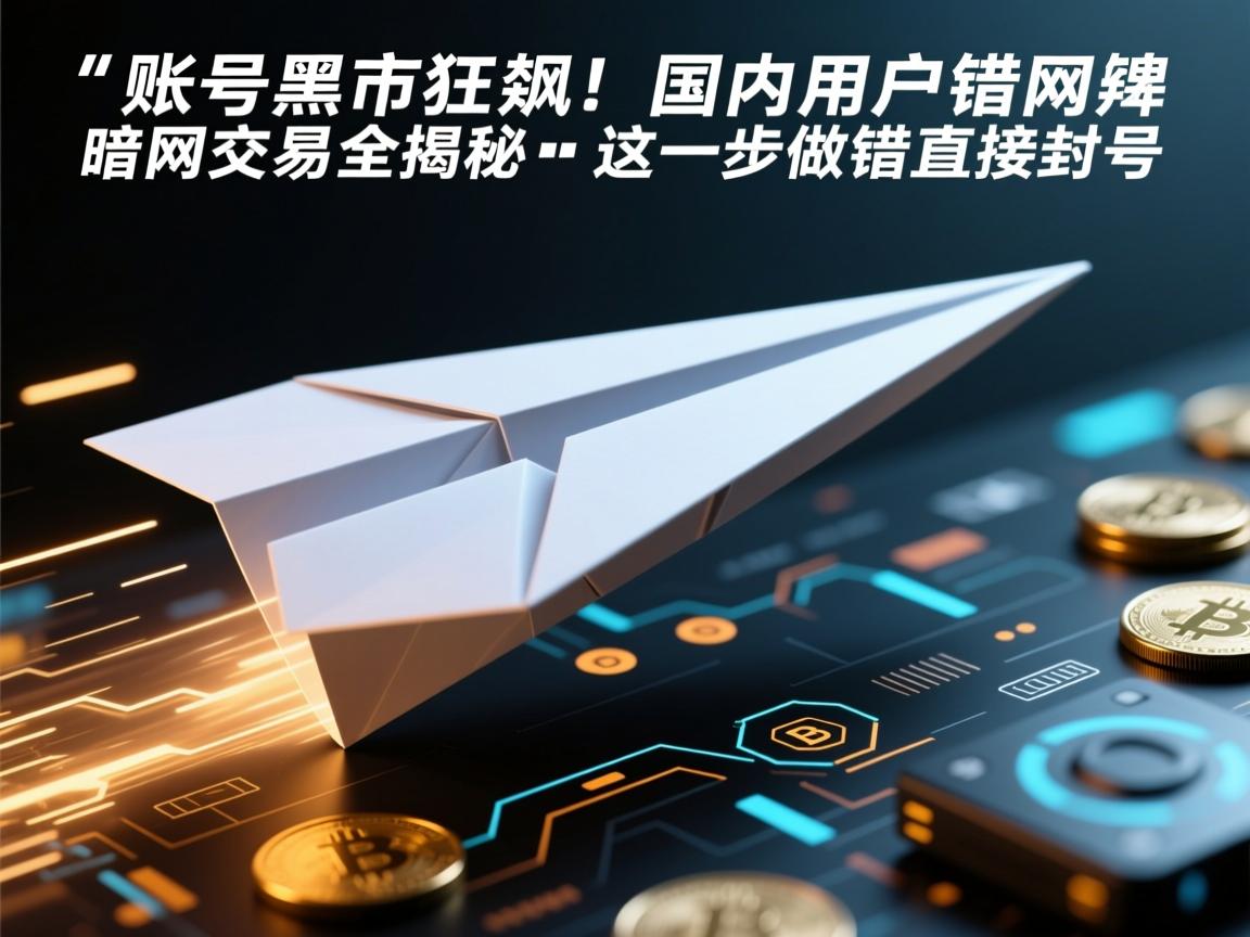 纸飞机账号黑市狂飙！国内用户暗网交易全揭秘，这一步做错直接封号
