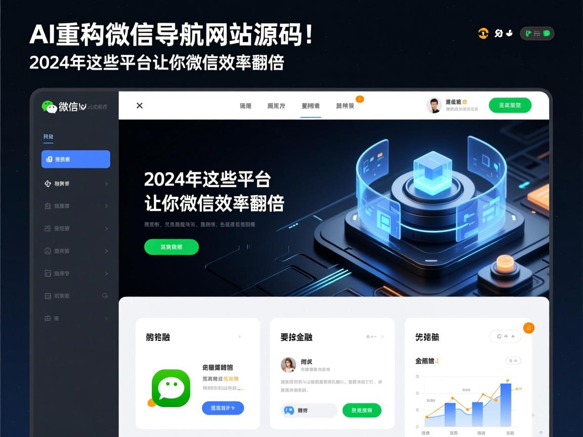 AI重构微信导航网站源码!2024年这些平台让你微信效率翻倍