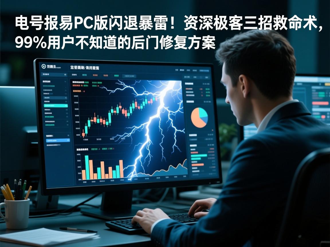 电报号交易PC版闪退暴雷!资深极客三招救命术,99%用户不知道的后门修复方案