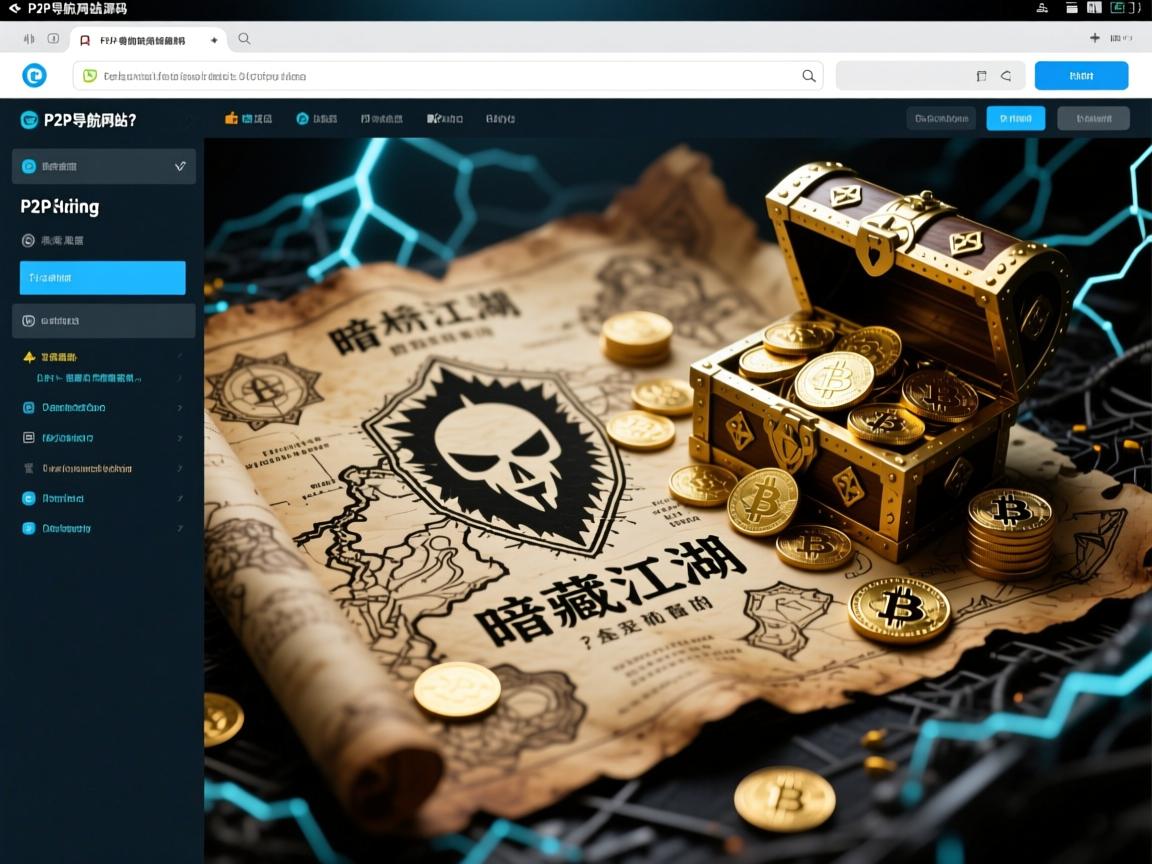 P2P导航网站源码，暗网江湖的藏宝图还是法律雷区？