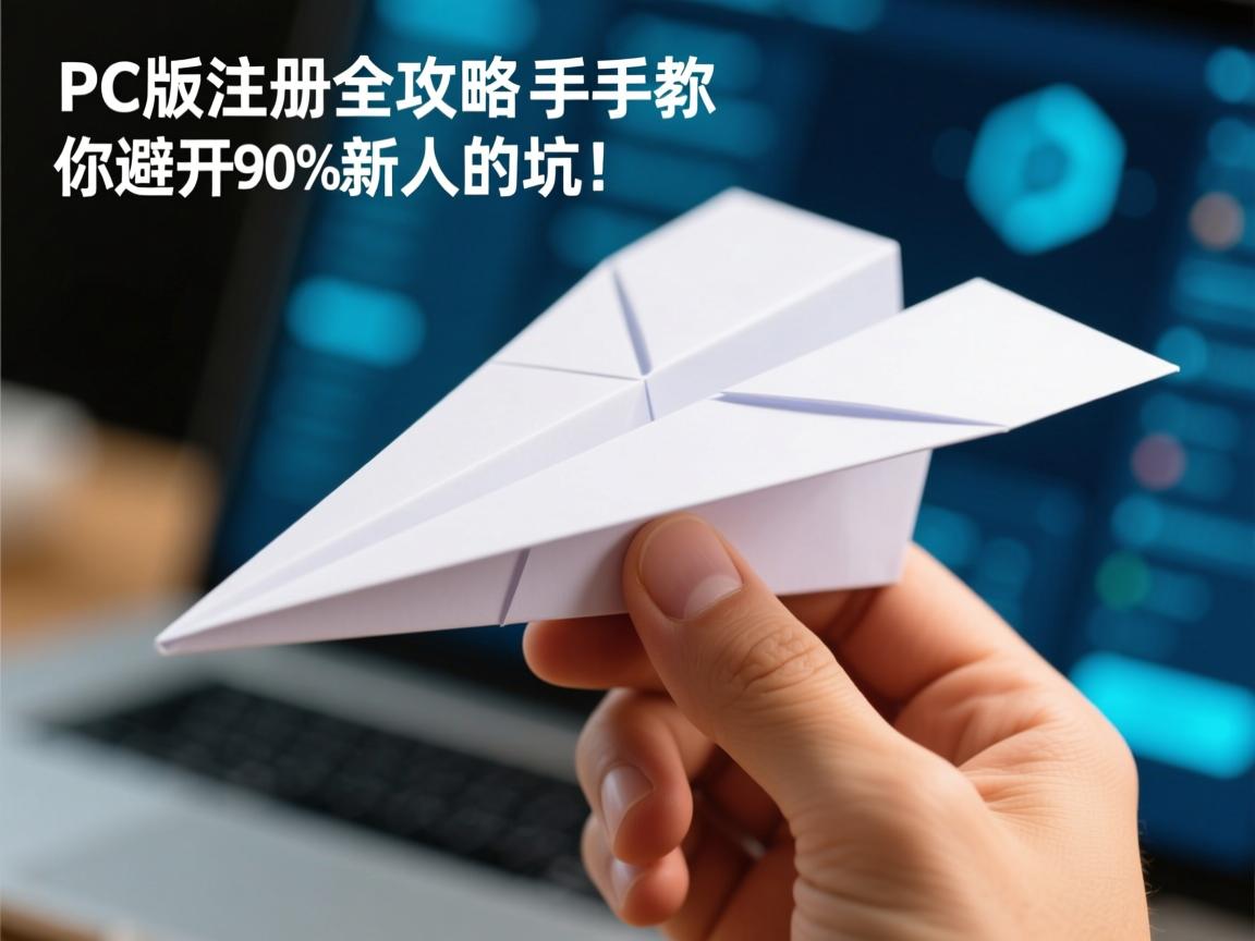 纸飞机PC版注册全攻略，手把手教你避开90%新人的坑！