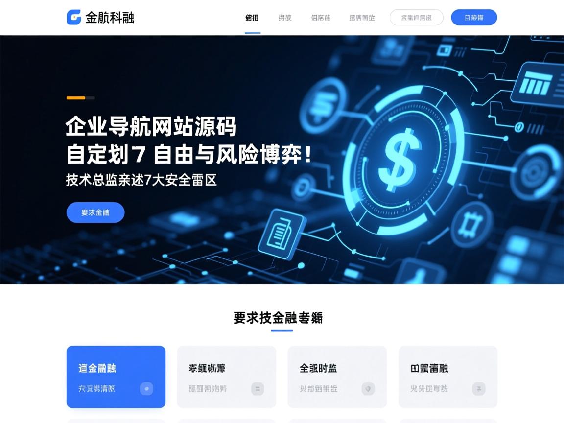 企业导航网站源码自定义，自由与风险的博弈！技术总监亲述7大安全雷区