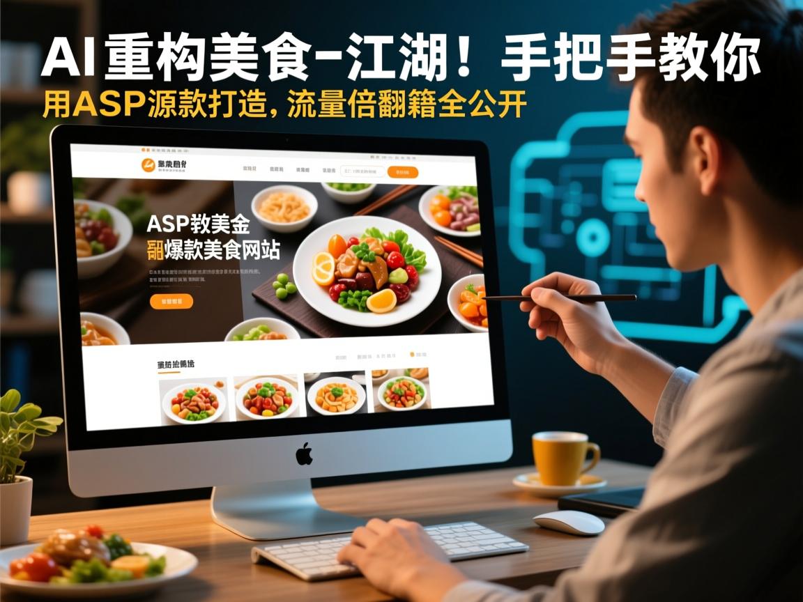 AI重构美食江湖!手把手教你用ASP源码打造爆款美食网站,流量翻倍秘籍全公开