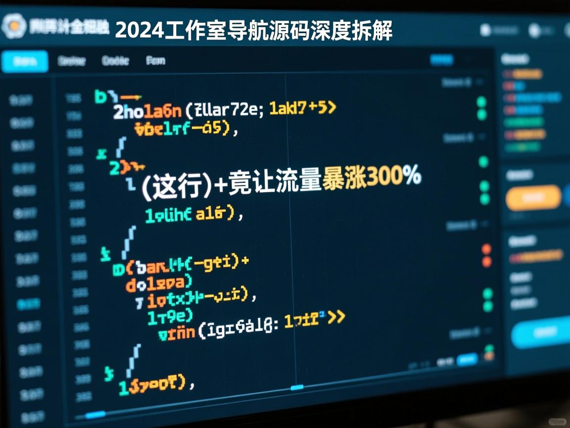 2024工作室导航源码深度拆解,这行代码竟让流量暴涨300%