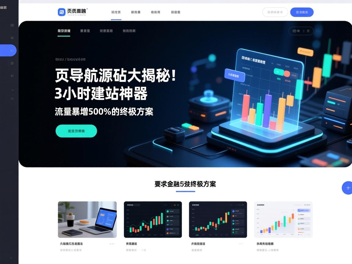 单页导航源码大揭秘！3小时建站神器，流量暴增500%的终极方案