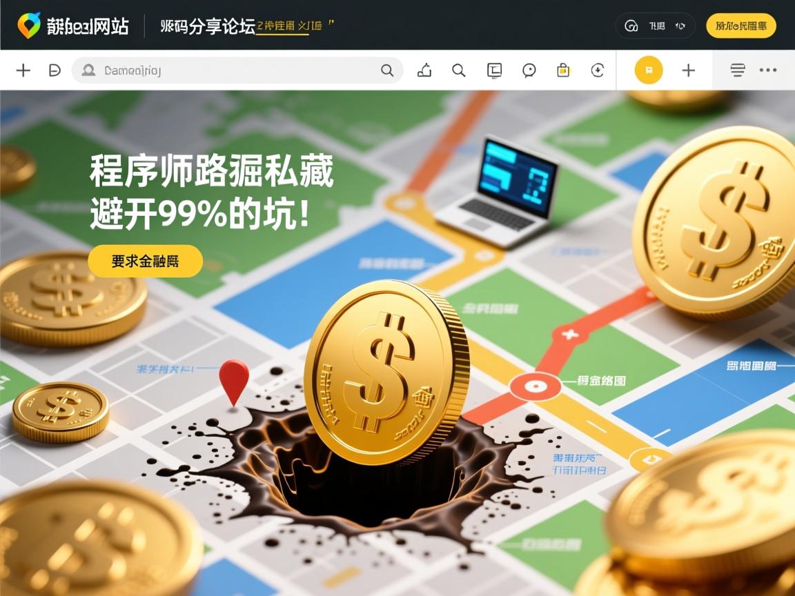 导航网站源码分享论坛,程序员私藏的掘金路线图,避开99%的坑!