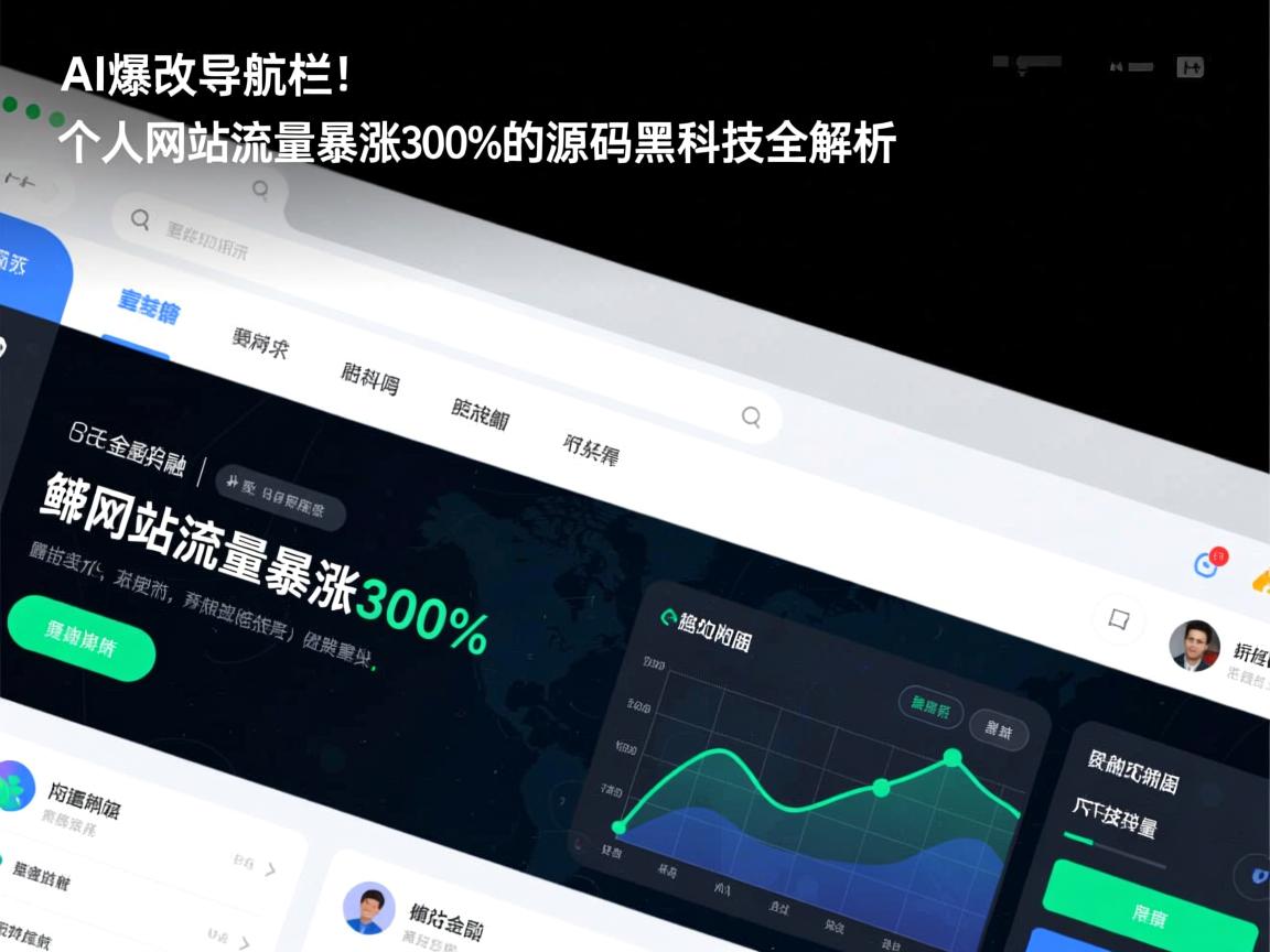 AI爆改导航栏!个人网站流量暴涨300%的源码黑科技全解析