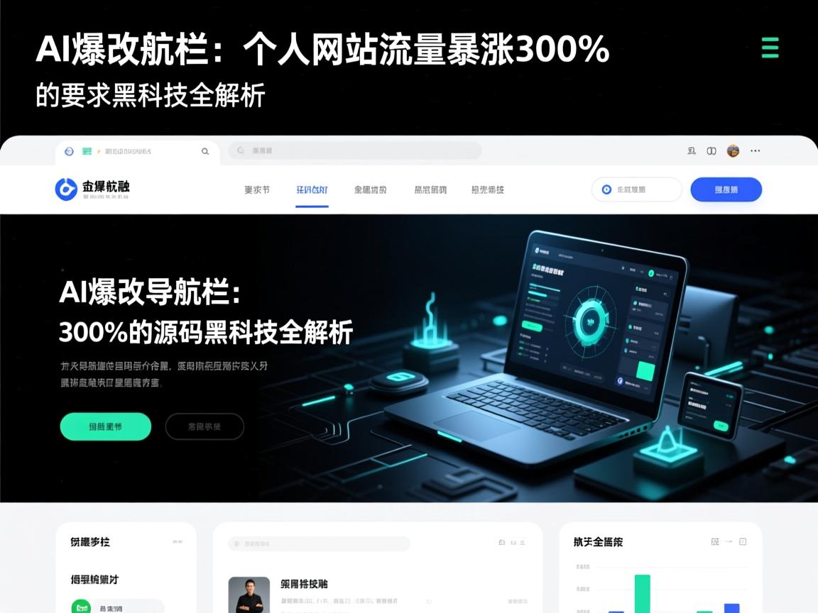 AI爆改导航栏!个人网站流量暴涨300%的源码黑科技全解析