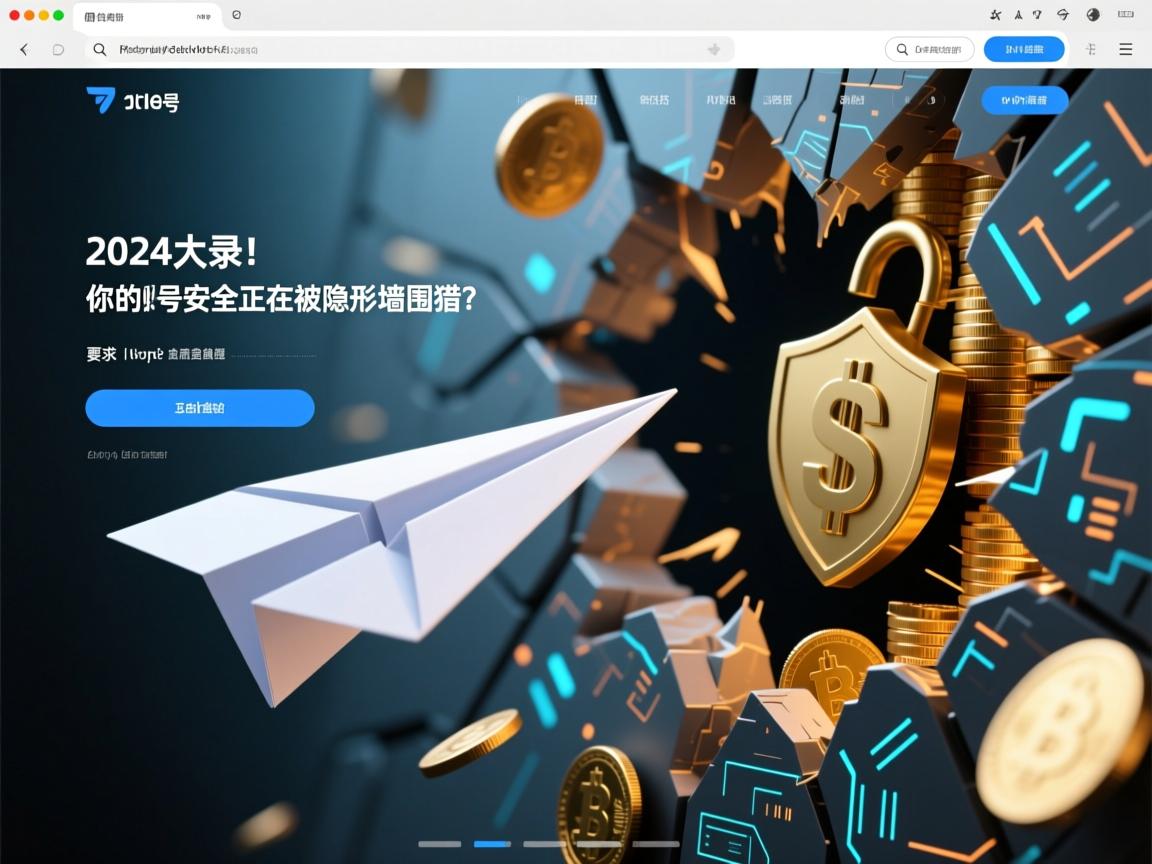 纸飞机网页版2024登录大崩溃!你的账号安全正在被隐形墙围猎?