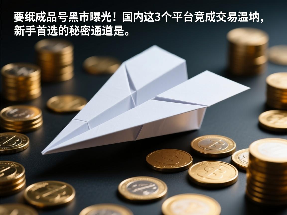 纸飞机成品号黑市曝光!国内这3个平台竟成交易温床,新手首选的秘密通道是.