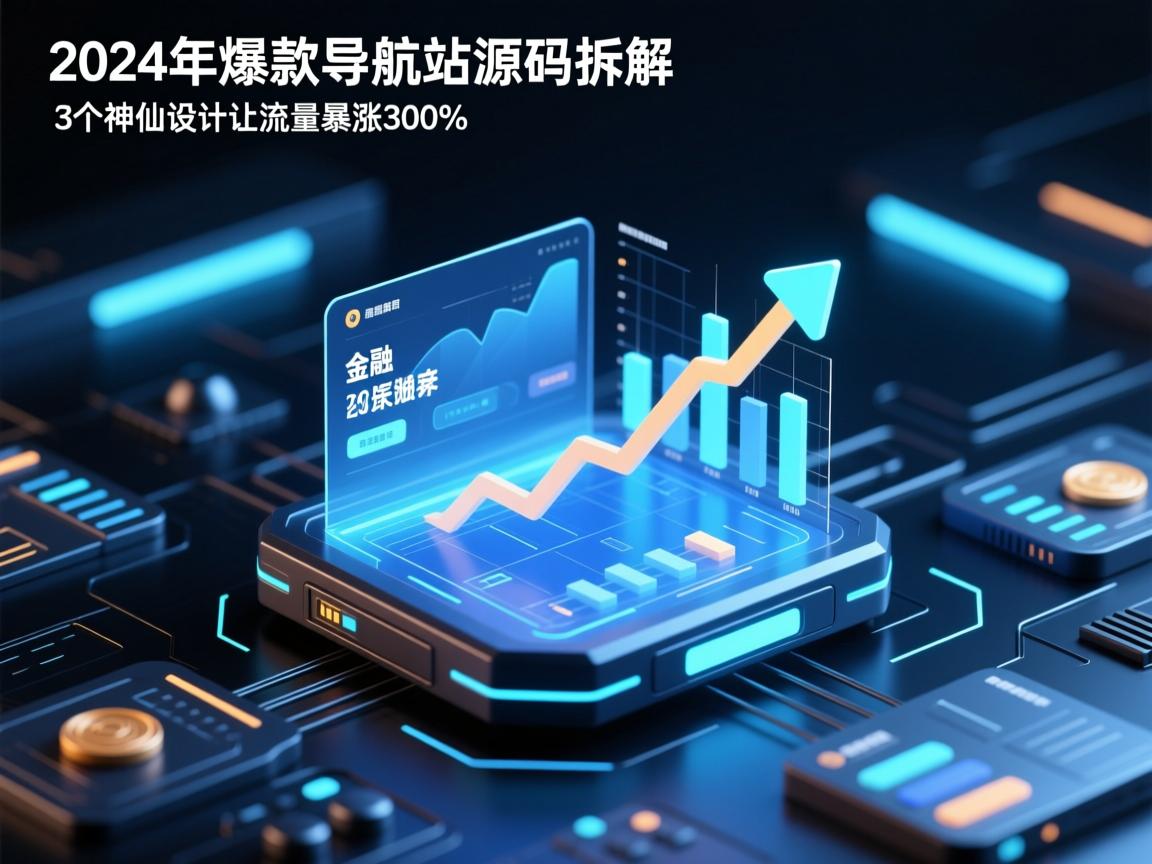2024年爆款导航站源码拆解，这3个神仙设计让流量暴涨300%