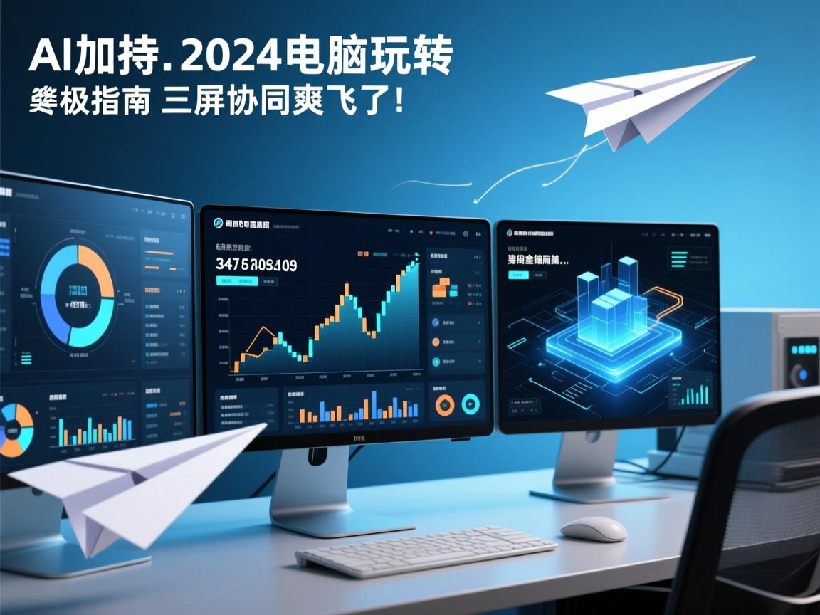 AI加持!2024电脑玩转纸飞机终极指南,三屏协同爽飞了!