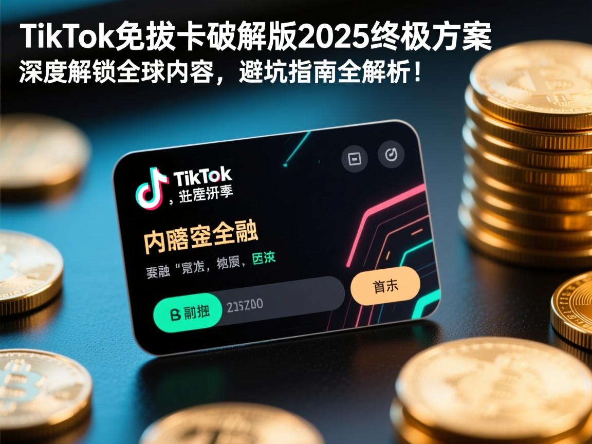 TikTok免拔卡破解版2025终极方案,深度解锁全球内容,避坑指南全解析!
