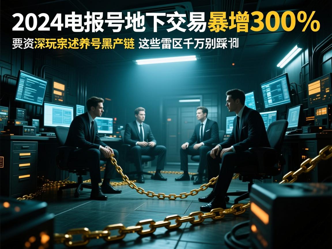 2024电报号地下交易暴增300%资深玩家亲述养号黑产链,这些雷区千万别踩