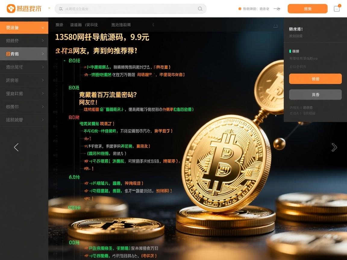 13580格子导航源码,9.9元买到的网站,竟藏着百万流量密码?网友,奔诺网推荐,真香!