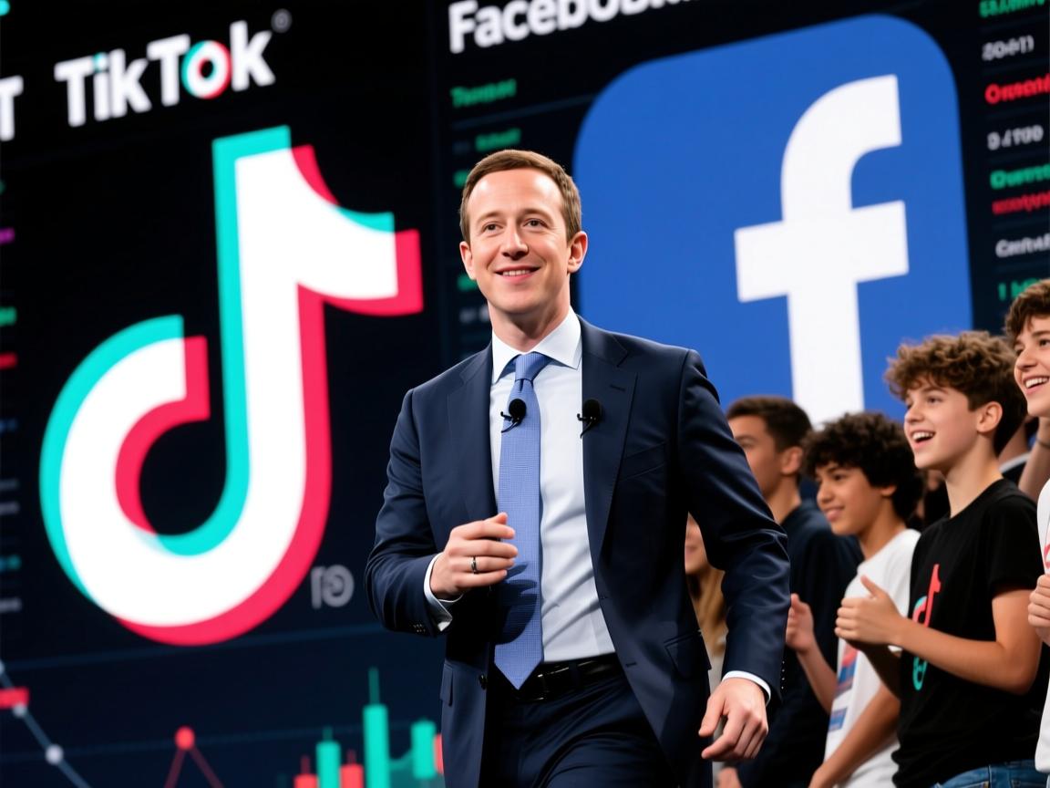 TikTok碾压Facebook？扎克伯格慌了！Z世代正集体叛逃！