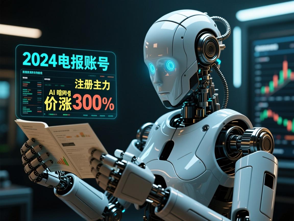2024电报账号黑市调查，AI机器人竟成注册主力，暗网价格飙涨300%
