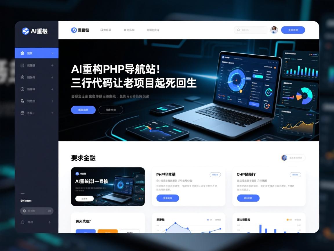 AI重构PHP导航站!三行代码让老项目起死回生