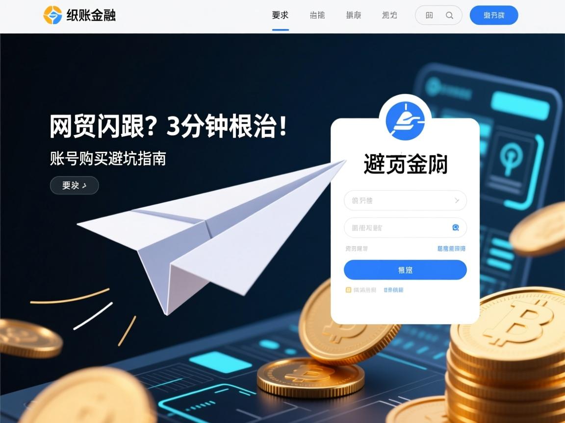 纸飞机网页版登陆闪退?3分钟根治!账号购买避坑指南