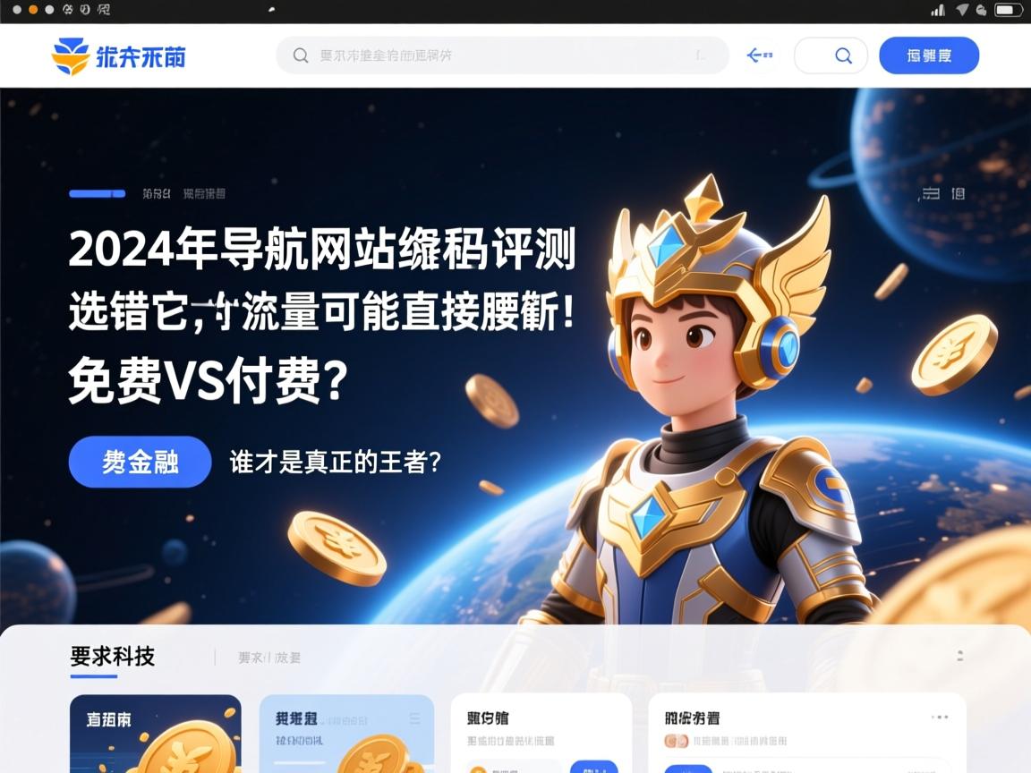 2024年导航网站源码终极评测，选错它，你的流量可能直接腰斩！免费VS付费，谁才是真正的王者？