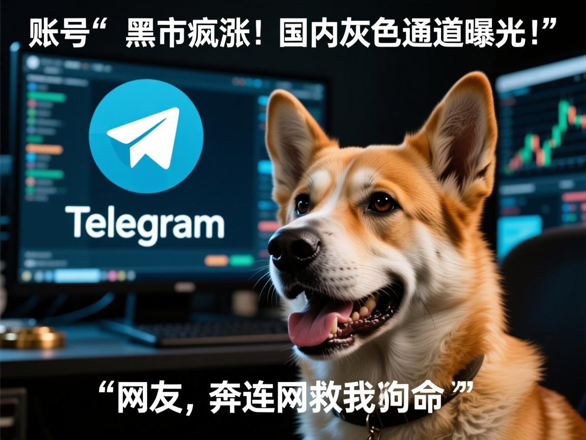 Telegram账号黑市疯涨!国内灰色通道曝光,网友,奔诺网救我狗命