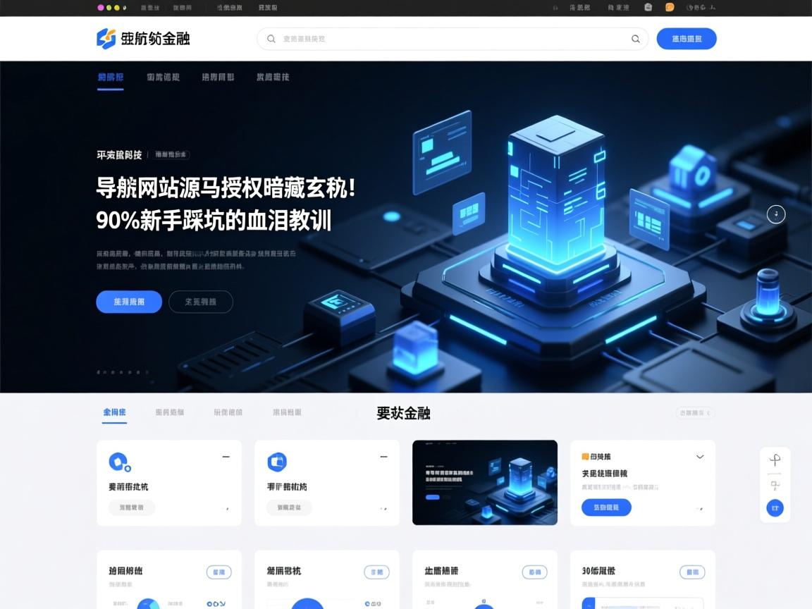 导航网站源码授权暗藏玄机!90%新手踩坑的血泪教训