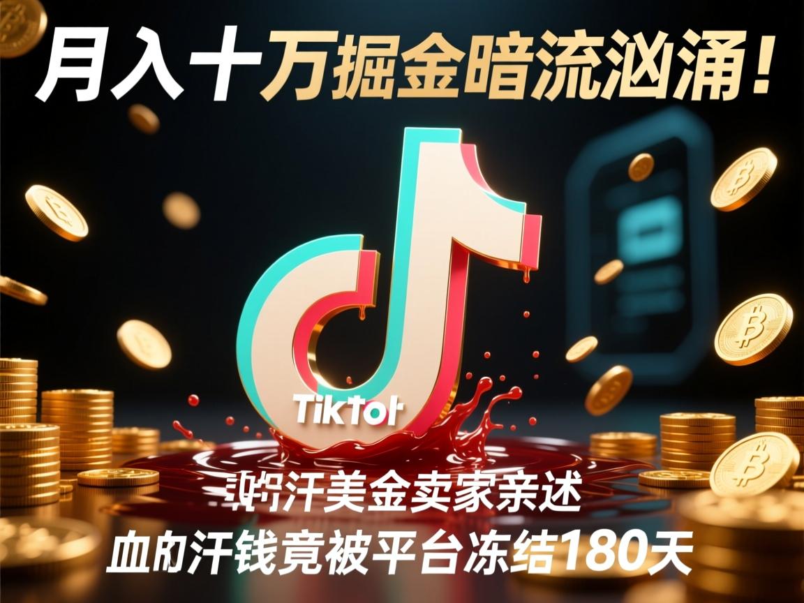TikTok掘金暗流汹涌!月入十万美金卖家亲述,我的血汗钱竟被平台冻结180天