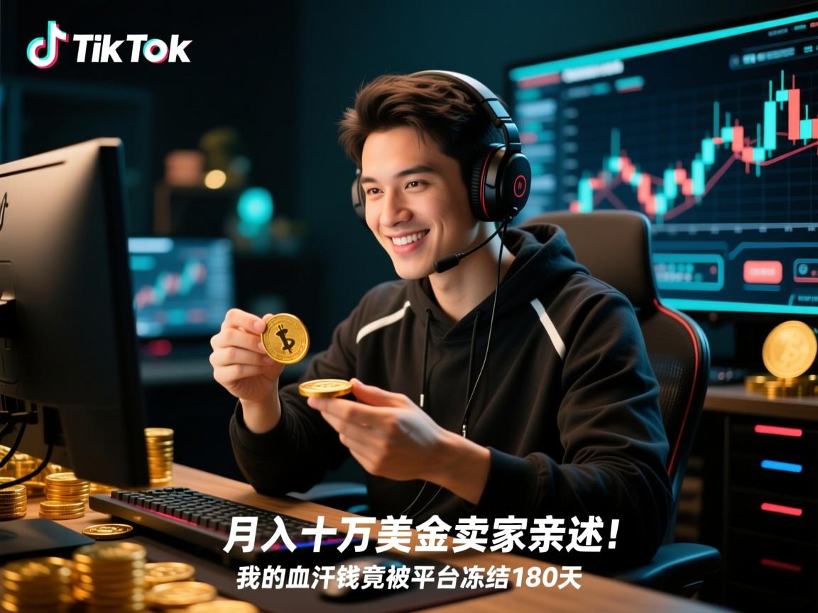 TikTok掘金暗流汹涌!月入十万美金卖家亲述,我的血汗钱竟被平台冻结180天