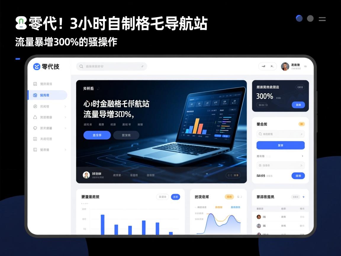 零代码！3小时自制格子导航站，流量暴增300%的骚操作