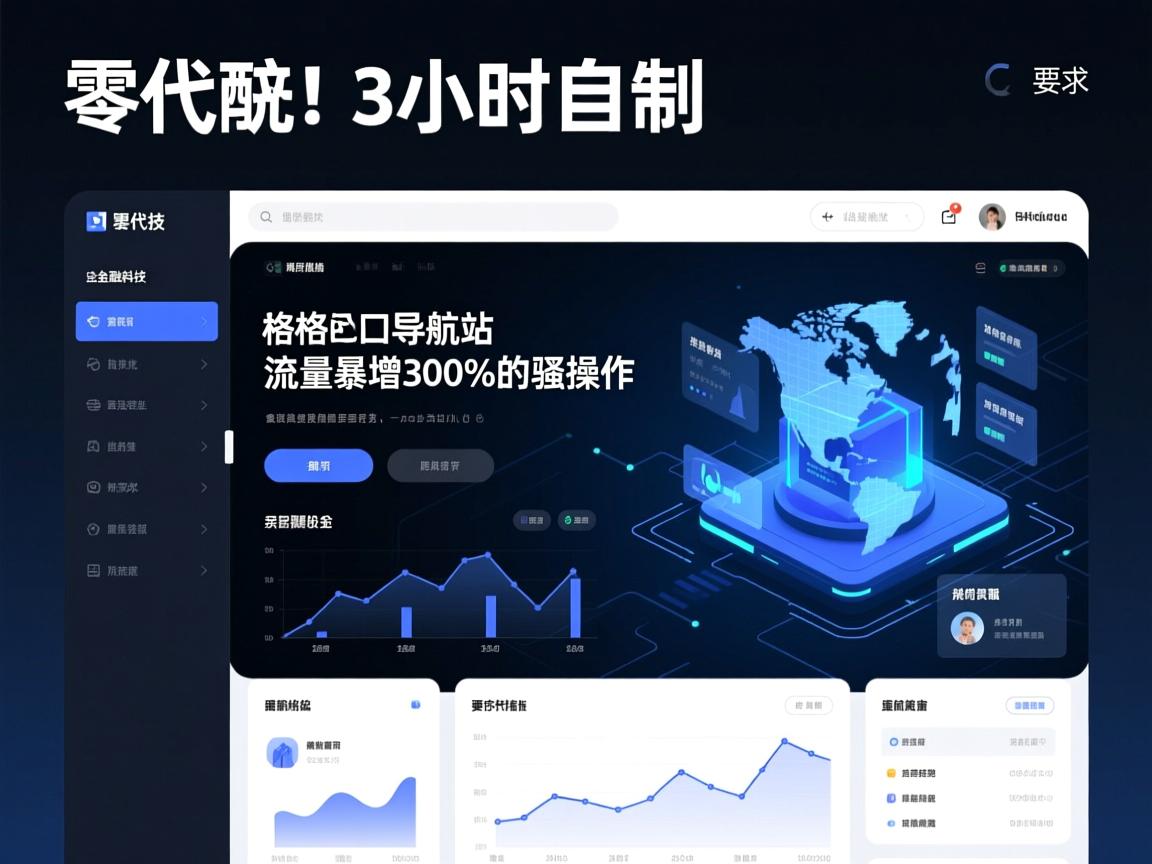 零代码!3小时自制格子导航站,流量暴增300%的骚操作