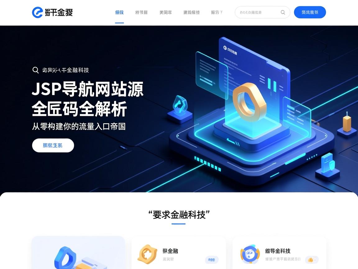 🔍JSP导航网站源码全解析,从零构建你的流量入口帝国