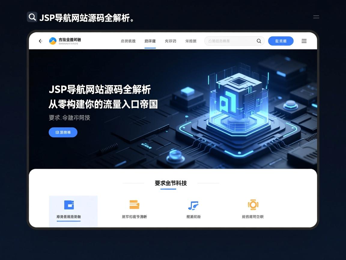 🔍JSP导航网站源码全解析,从零构建你的流量入口帝国