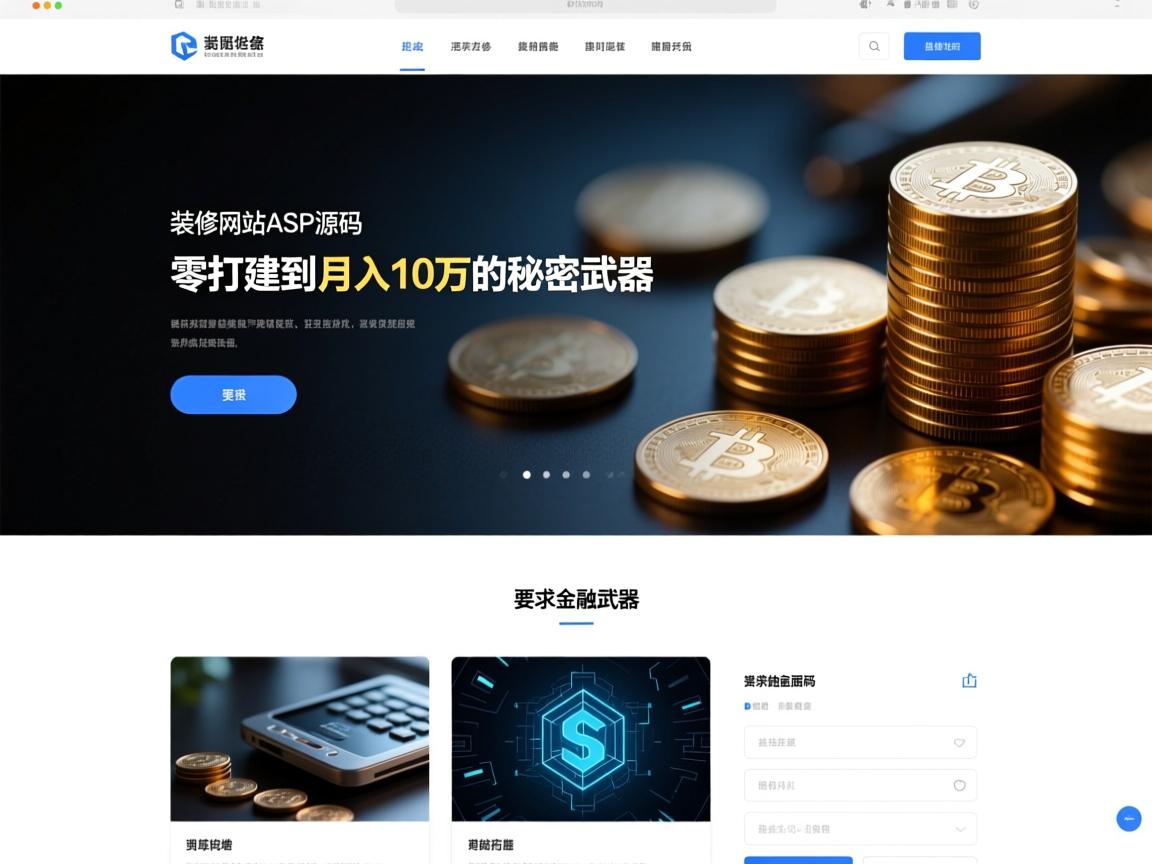 装修网站ASP源码,从零搭建到月入10万的秘密武器