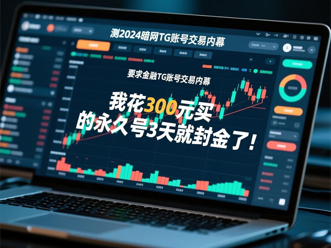 实测2024暗网TG账号交易内幕,我花300元买的永久号3天就封了!