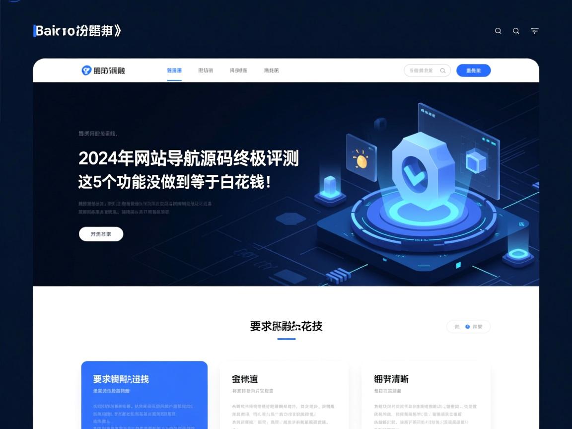 2024年网站导航源码终极评测，这5个功能没做到等于白花钱！