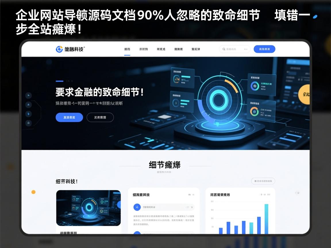 企业网站导航源码文档,90%人忽略的致命细节,填错一步全站瘫痪!