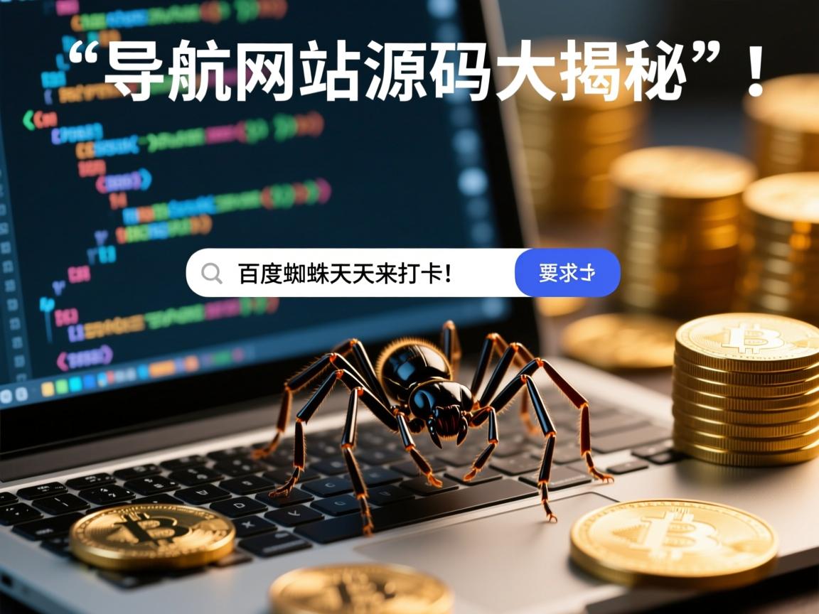 导航网站源码大揭秘,这样写代码,百度蜘蛛天天来打卡!