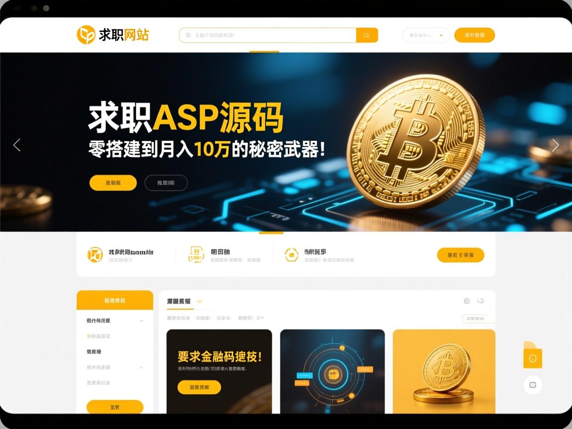求职网站ASP源码，从零搭建到月入10万的秘密武器！