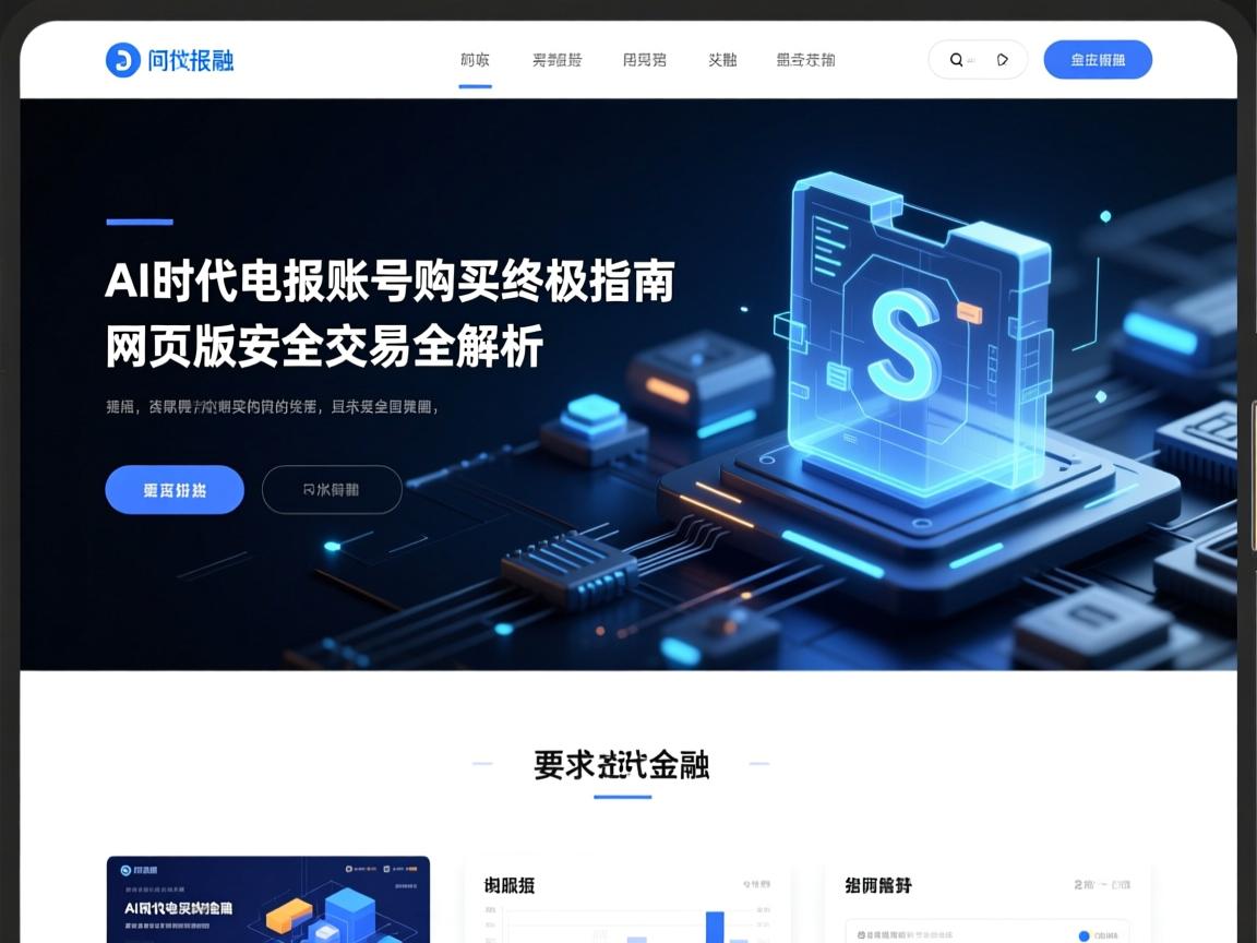 AI时代电报账号购买终极指南,网页版安全交易全解析
