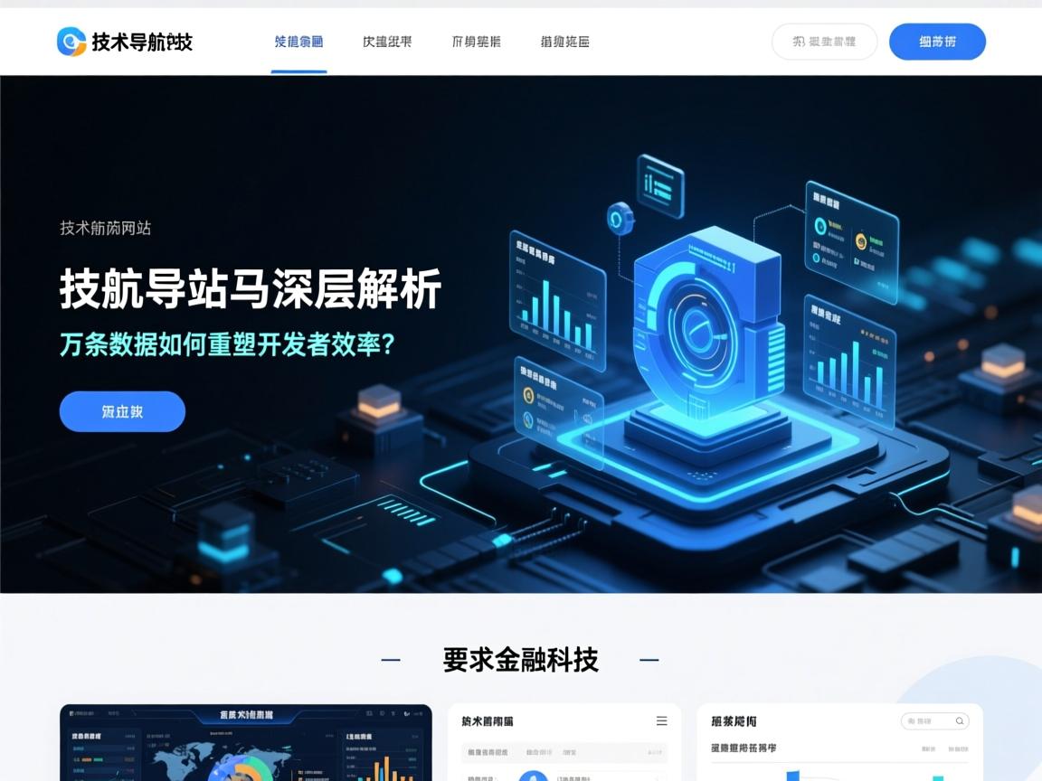 技术导航网站源码深度解析，万条数据如何重塑开发者效率？