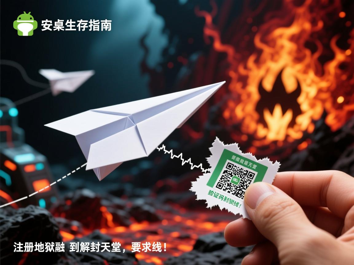 纸飞机安卓生存指南，从注册地狱到解封天堂，手撕验证码封锁线！