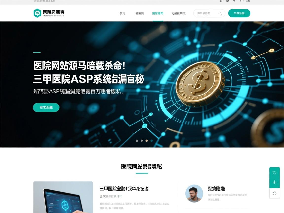 医院网站源码暗藏杀机!三甲医院ASP系统漏洞竟泄露百万患者隐私