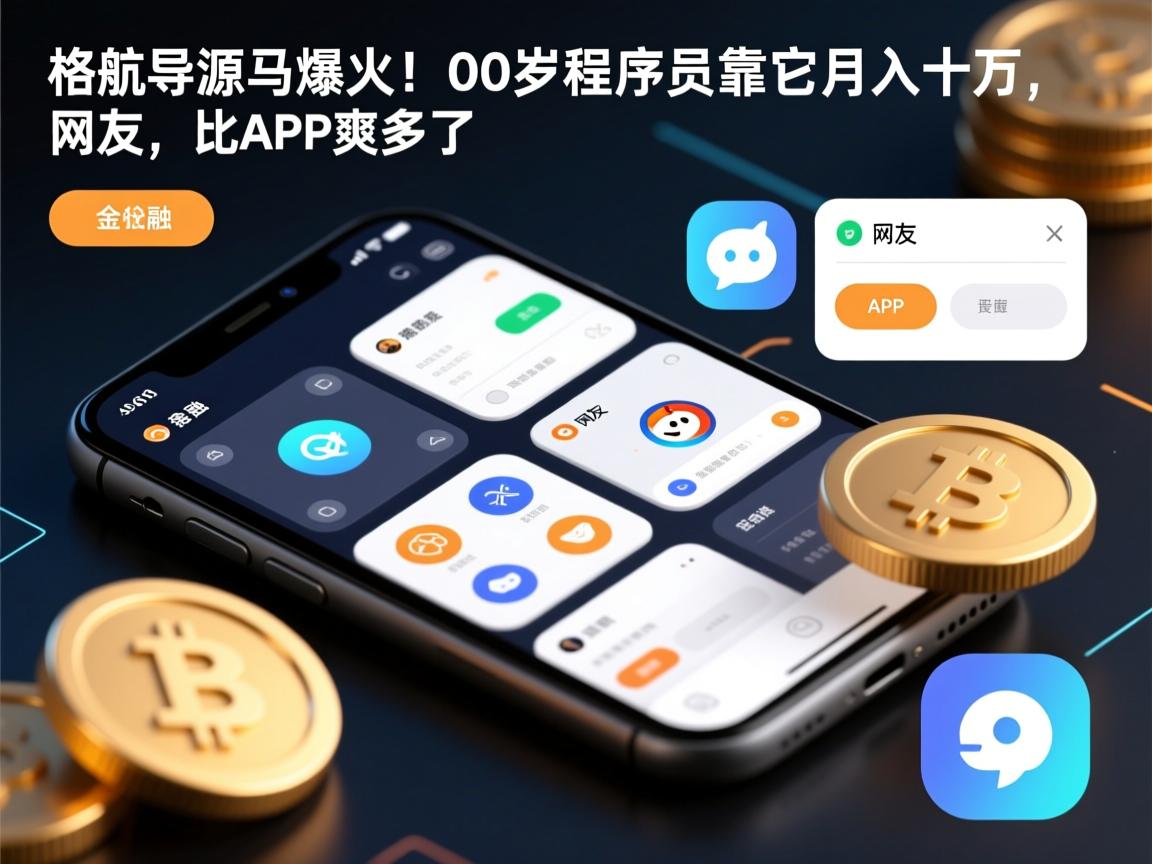 手机九宫格导航源码爆火!00后程序员靠它月入十万,网友,比APP爽多了