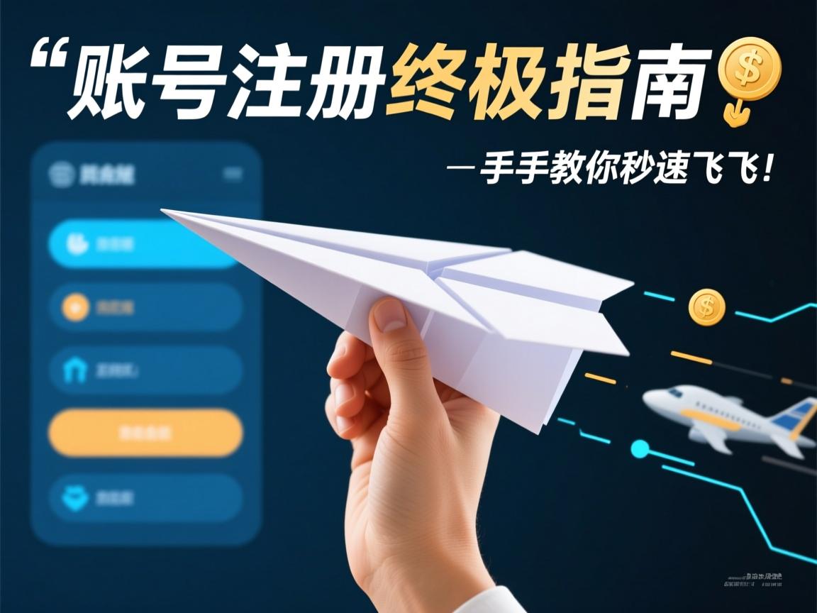 纸飞机账号注册终极指南,官方最新方法大揭秘,手把手教你秒速起飞!