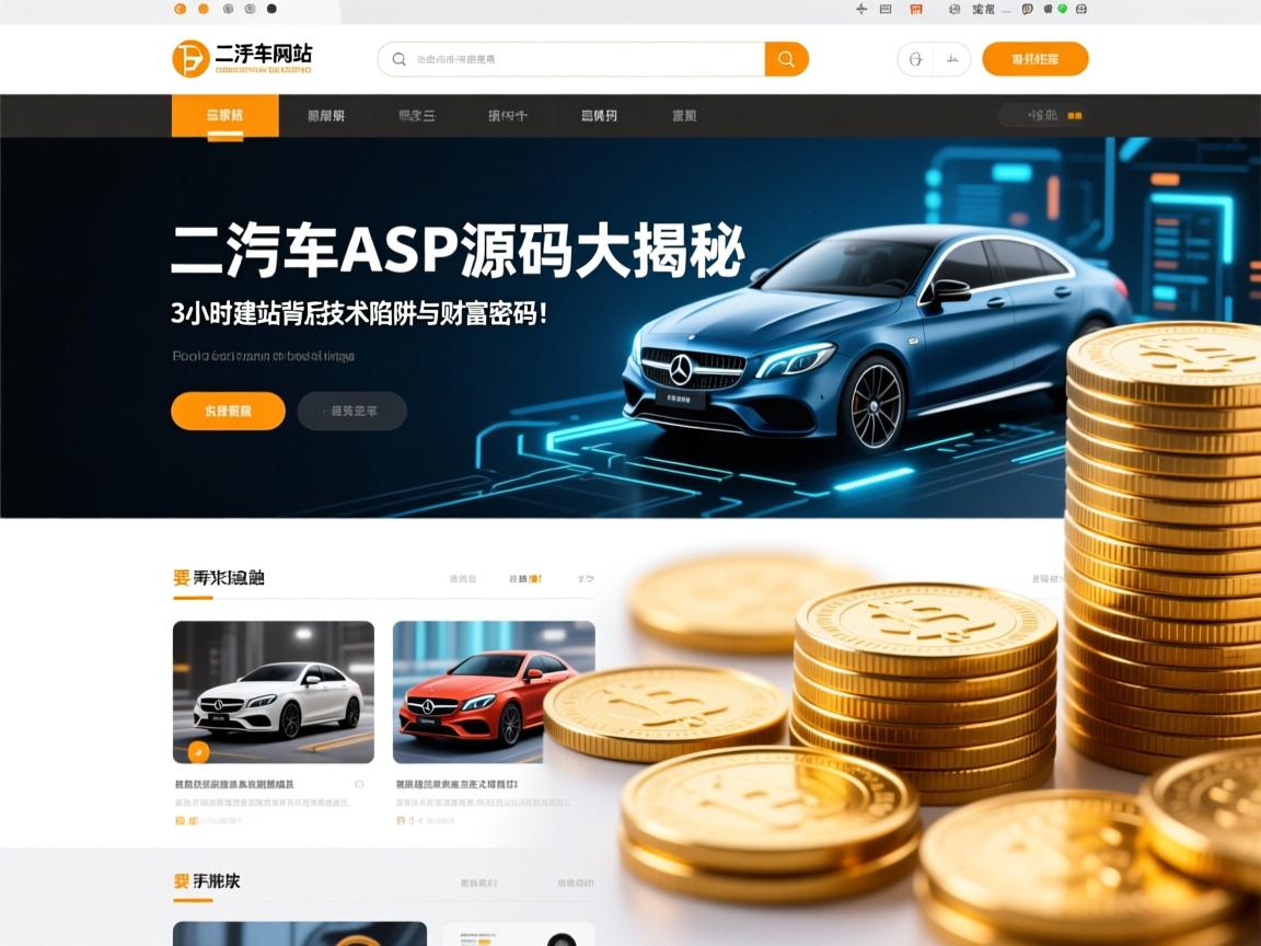 二手车网站ASP源码大揭秘,3小时建站背后的技术陷阱与财富密码!